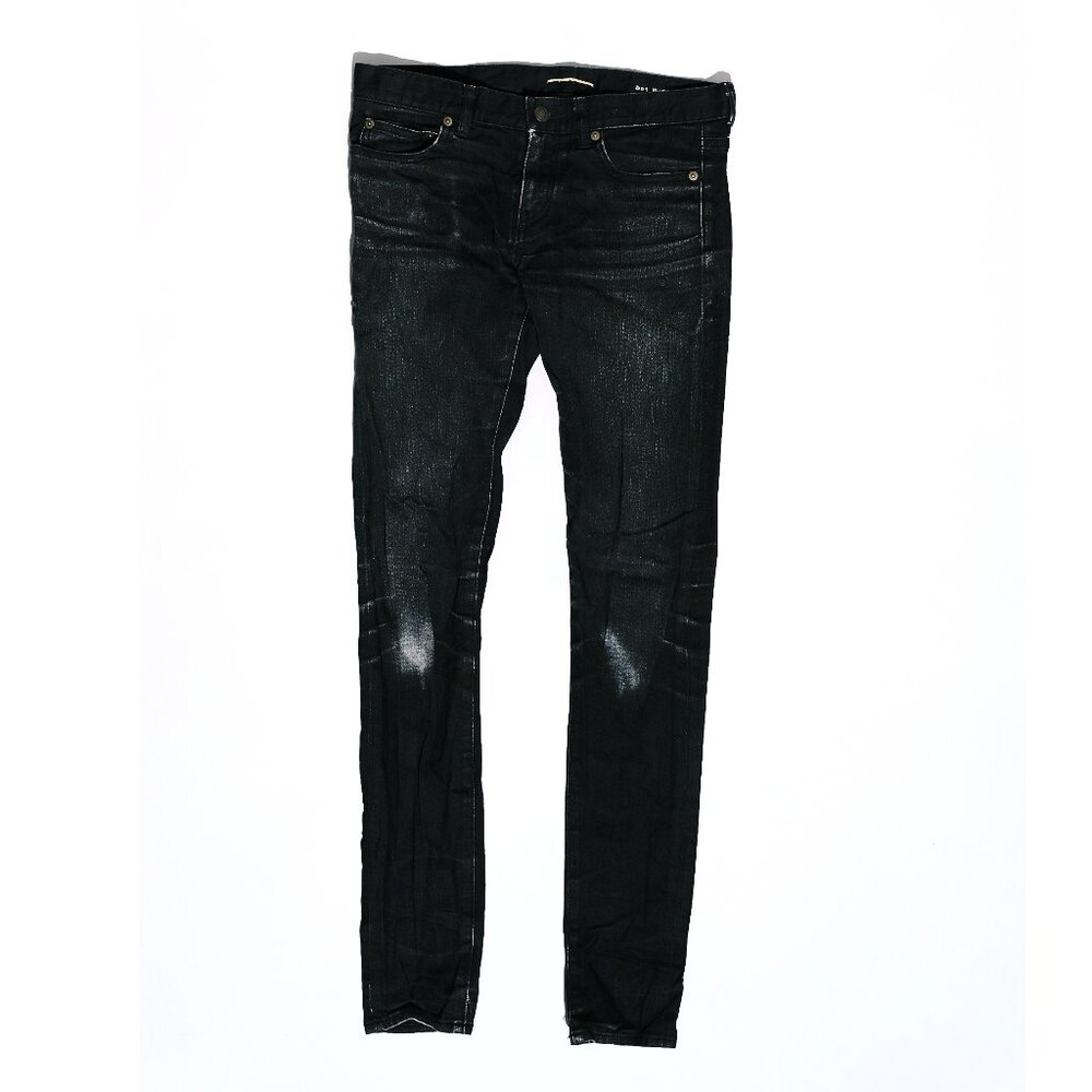 Saint Laurent Paris Black Slim Jeans – Size 28
